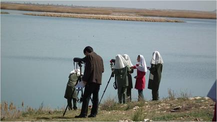 آوای خوش زندگی در دل تالاب کانی برازان