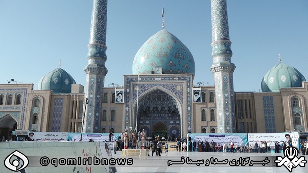 صبحگاه مشترک «عهد سربازی» در جمکران