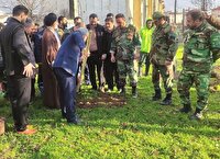 پویش ملی درختکاری در گیلان به یاد سردار دل‌ها