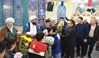 بهره برداری از مسجدی در یکی از روستا‌های سنگر با کمک میلیاردی خیر مسجدساز