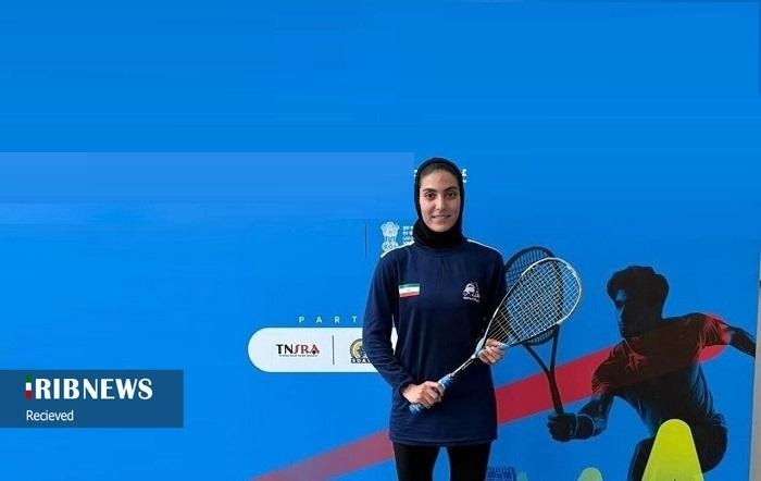 فرشته اقتداری در آستانه اعزام به رقابت‌های بین‌المللی اسکواش هند