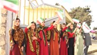جشن پیروزی انقلاب اسلامی در روستاهای گلستان