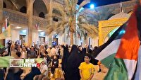 ندای الله اکبر و نور افشانی در شب ۲۲ بهمن ۱۴۰۴