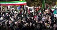 بدرقه باشکوه و حماسی شهیدان حمله تروریستی به یک خانواده در اراک
