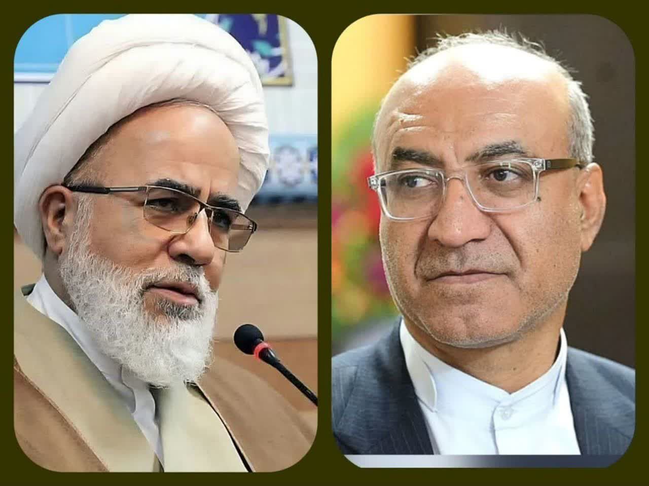 پیام تبریک امام جمعه و استاندار کرمانشاه در پی انتخاب شایسته آیت الله مجتبی خامنه‌ای به عنوان رهبر معظم انقلاب اسلامی