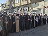 اجتماع طلاب قزوینی در حمایت از رهبر انقلاب