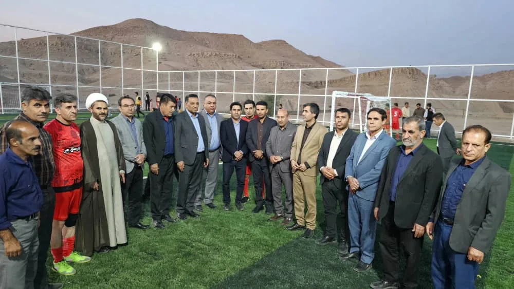 یازدهمین زمین چمن علوی در کهگیلویه افتتاح شد