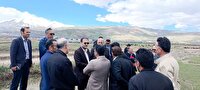 بازدید فرماندار شهرستان اشنویه از سایت نهضت ملی مسکن این شهرستان
