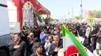 تشییع پیکر های شهدای ناو دنا در بندرعباس