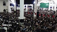 مراسم اربعین شهادت امام خامنه‌ای در مصلای قدس قم