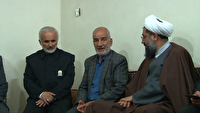 دیدار امام جمعه با خانواده های شهدا  جنگ تحمیلی سوم در همدان