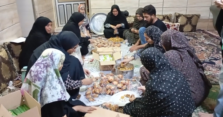 پشتیبانی بانوان هرمزی از رزمندگان جبهه مقاومت