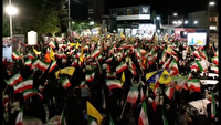 اجتماع دختران جان فدای کرمانی در دفاع از کشور