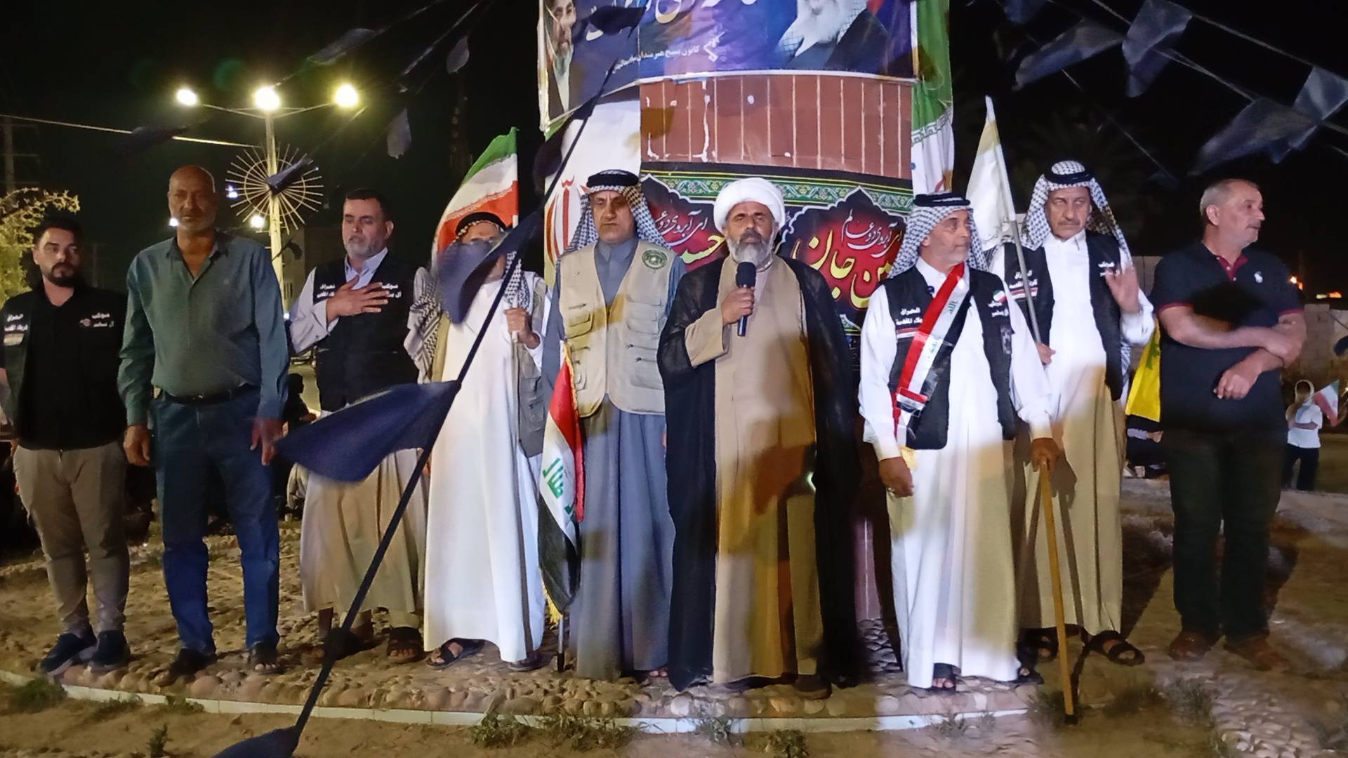 حضور موکب‌داران عراقی در جزیره هرمز