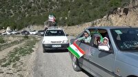 پیام وحدت و عشق به وطن در کاروان های خودرویی