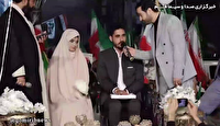 زوج قمی شیرین‌ترین شب زندگی شان را در میدان خیابان آغاز کردند