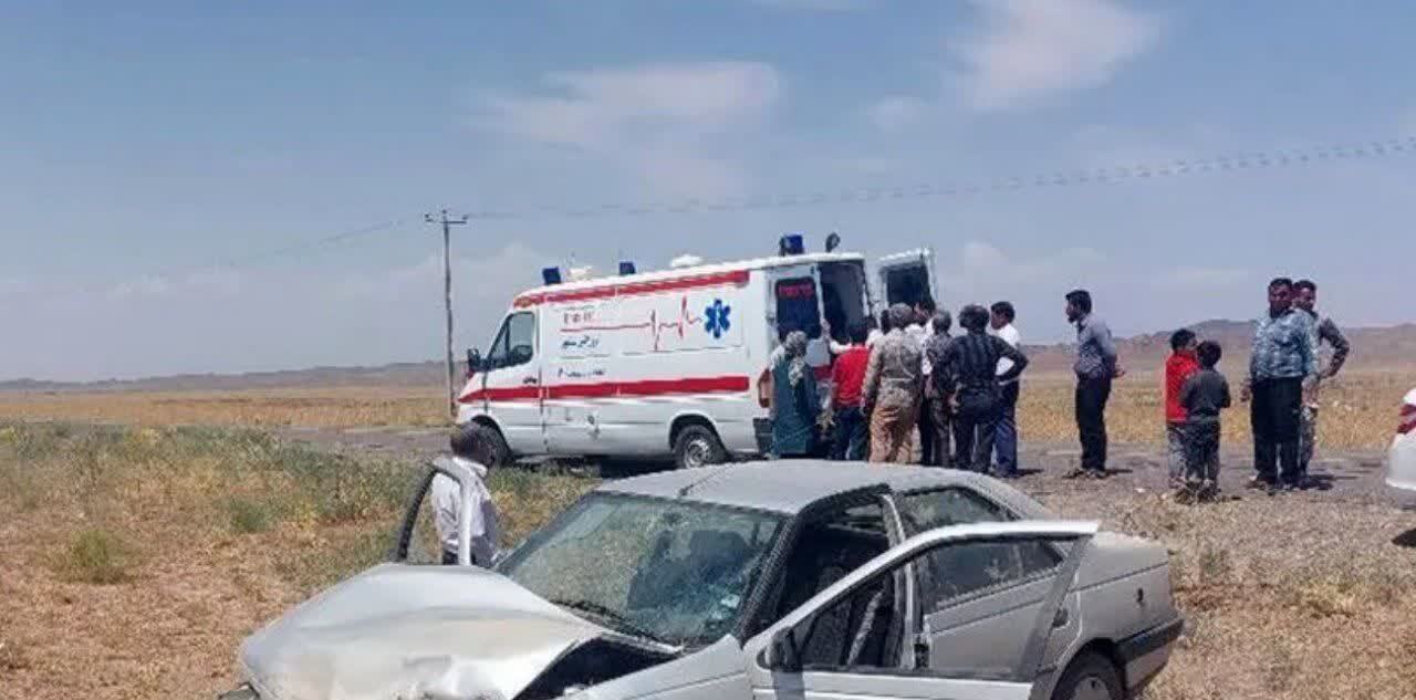 تصادف مرگبار سواری پژو و کشنده اسکانیا در جاده مرزیجران استان مرکزی