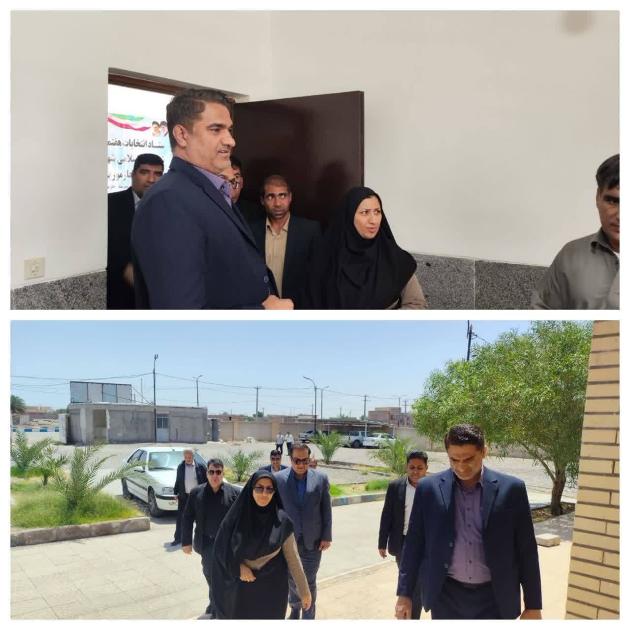 بازدید تیم بازرسی استانداری کرمان از شهرستان‌های جازموریان و رودبار جنوب