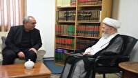 دیدار استاندار آذربایجان شرقی با آیت‌الله سبحانی
