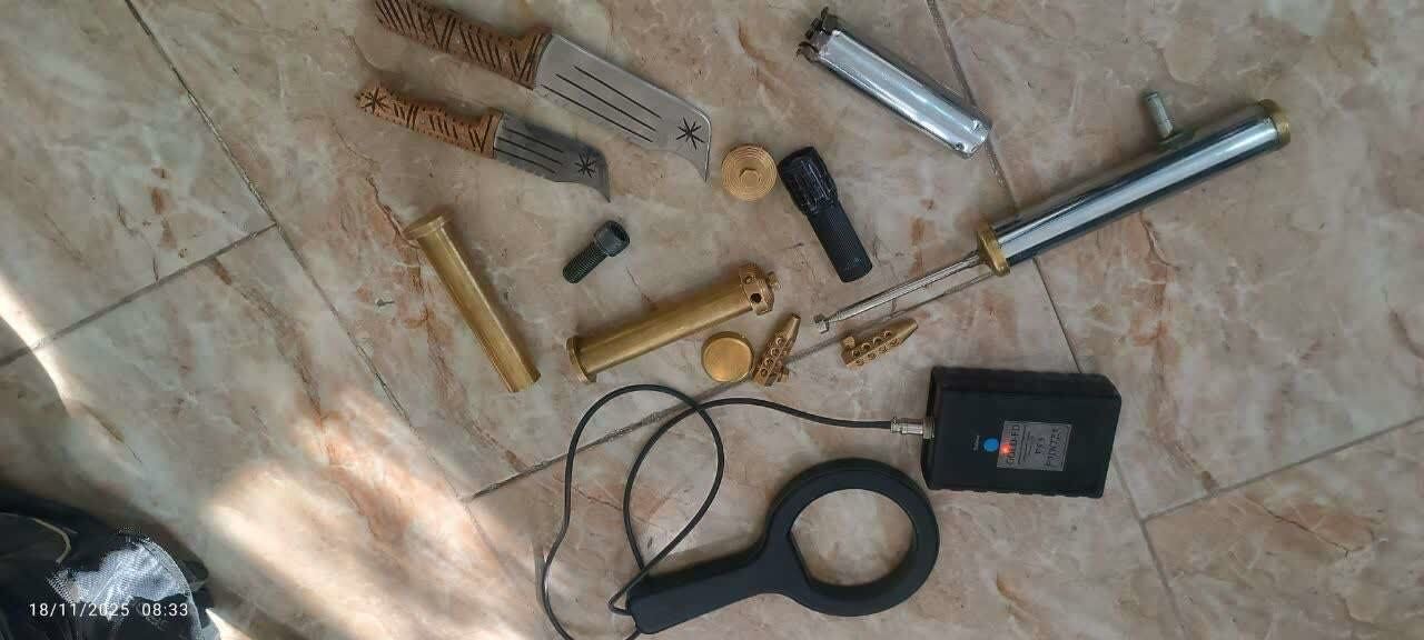 دستگیری حفار غیرمجاز در مناطق روستایی شهرستان بیرجند