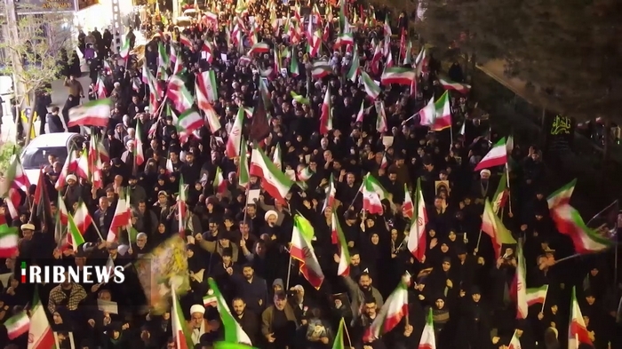 تداوم خروش حامیان معنوی رزمندگان میدان در قم
