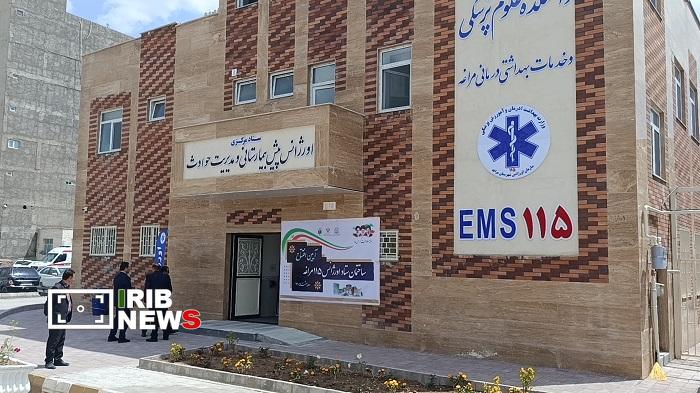 افتتاح ساختمان اورژانس پیش بیمارستانی در مراغه