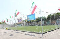 بهره‌برداری از زمین چمن مصنوعی دبیرستان تیزهوشان قائم‌شهر