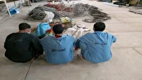 باند سارقان  سیم و کابل فشارقوی و تجهیزات معادن در تکاب متلاشی شد