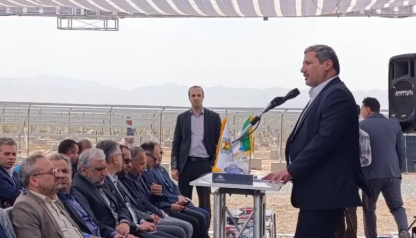 افتتاح نیروگاه یک مگاواتی در روستای هاشم آباد سبزوار