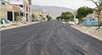 اجرای ۲۰ هزار مترمربع آسفالت در بستک