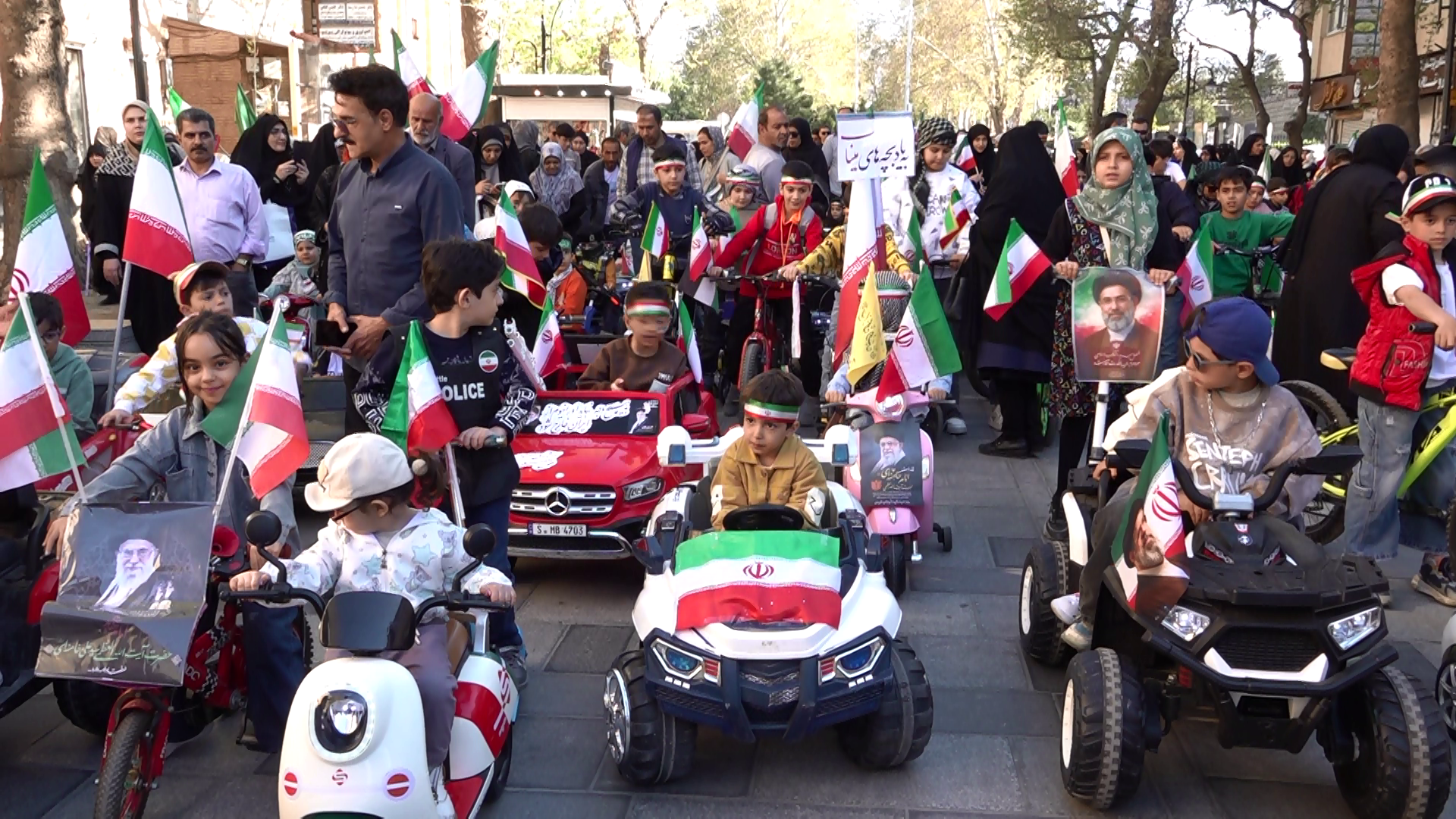 بیعت باشکوه کودکان همدانی با آرمان‌های انقلاب 