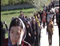 پیاده روی خانوادگی به مناسبت روز دختر در بجنورد