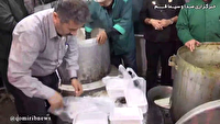 خدمت رسانی صنعتگران قمی به مردم در تجمعات شبانه