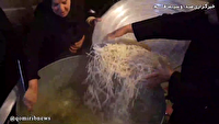 همدلی اهالی روستای جنداب در تجمعات شبانه
