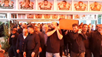تشییع مادر شهید سید مجتبی طبائی در قم