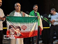 عطر حرم رضوی در پنجاه و نهمین شب از حماسه خیابان ساکنان کیش