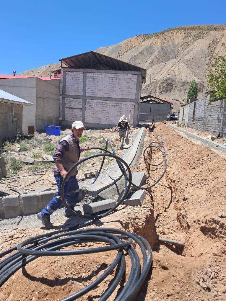 اصلاح شبکه توزیع آب روستای پیرده فیروزکوه