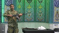 آموزش رزم در سنگر خیابان در خمینی شهر