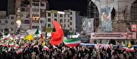 اطاعت از امر رهبری رمز پیروزی ملت؛ طنین ولایت‌مداری در خیابان‌های شهرستان قدس