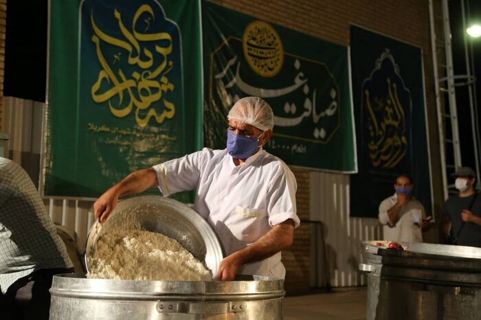 برپایی گذر اطعام علوی در مشهد به مناسبت عید غدیر