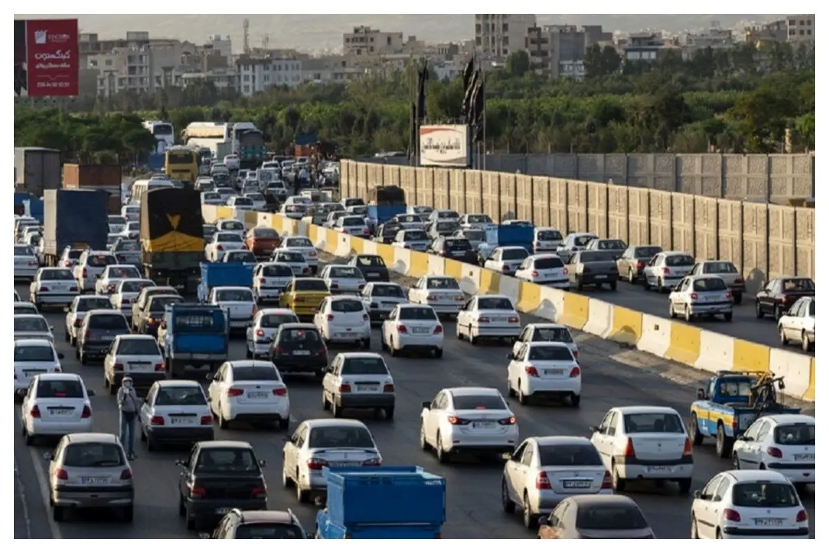 تردد پر حجم در بزرگراه‌های تهران