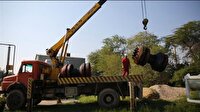 عملیات آماده‌سازی خط لوله رگ‌سفید جهت انجام تعمیرات اساسی