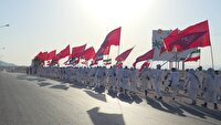 کاروان پیاده انصار الحسین (ع) در خور و بیابانک