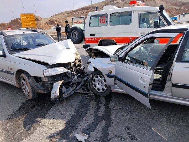 مصدومیت ۱۳ نفر در دو تصادف طی ۴۸ ساعت گذشته در خوزستان