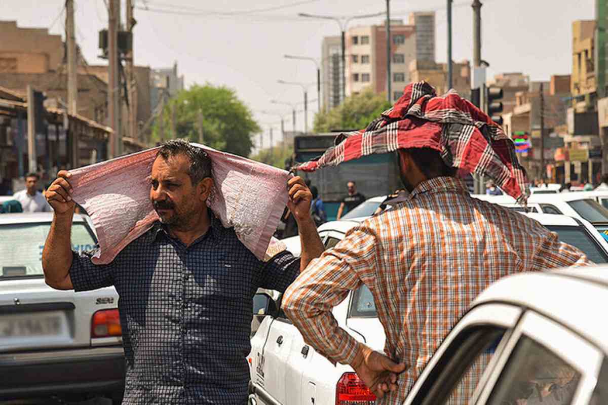 غبار صبحگاهی و گرما، مهمان آسمان خوزستان غبار صبحگاهی و گرما، مهمان آسمان خوزستان
