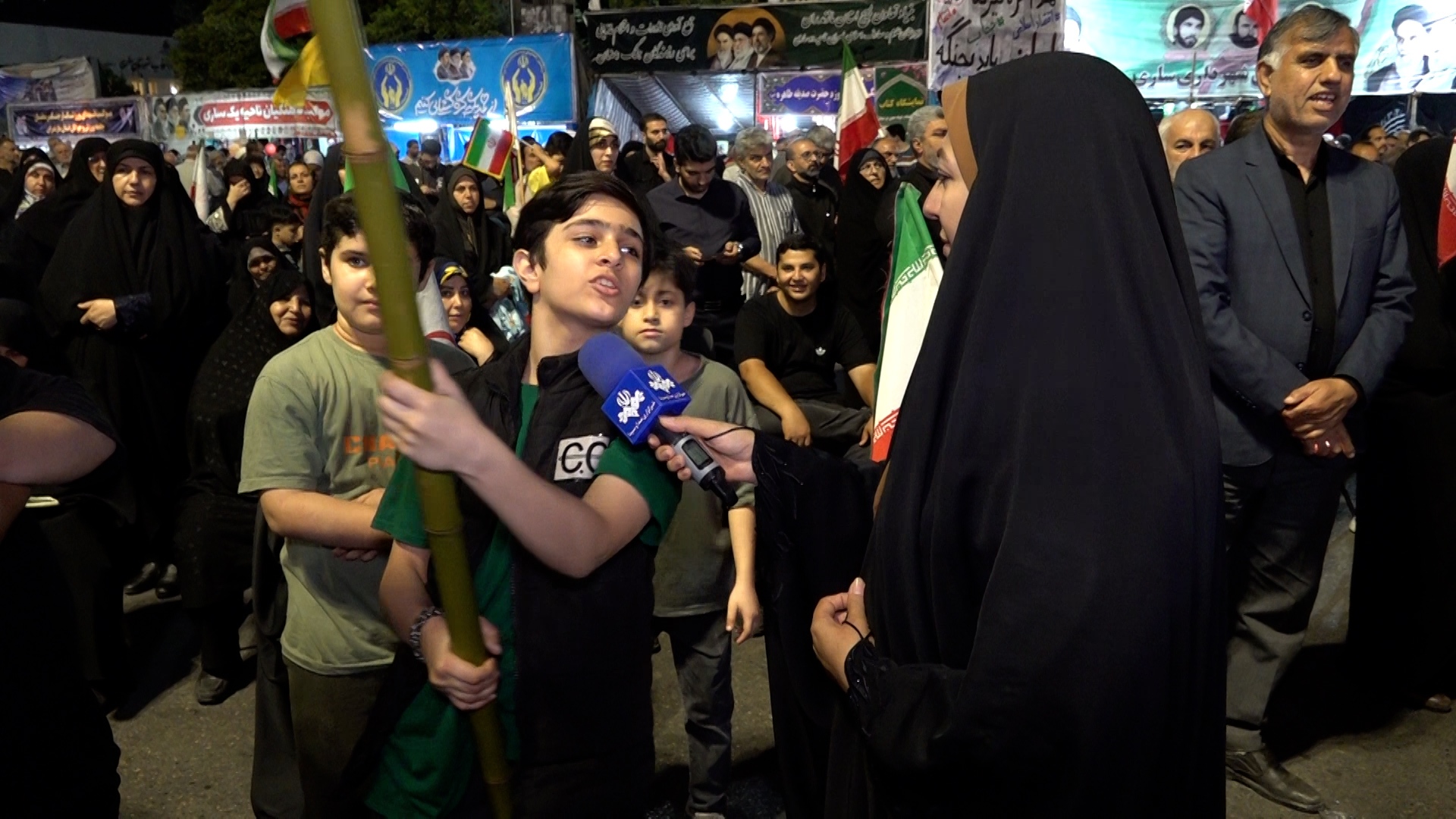 اهتزاز پرچم غیرت در دستان دهه نودی‌های مازندران