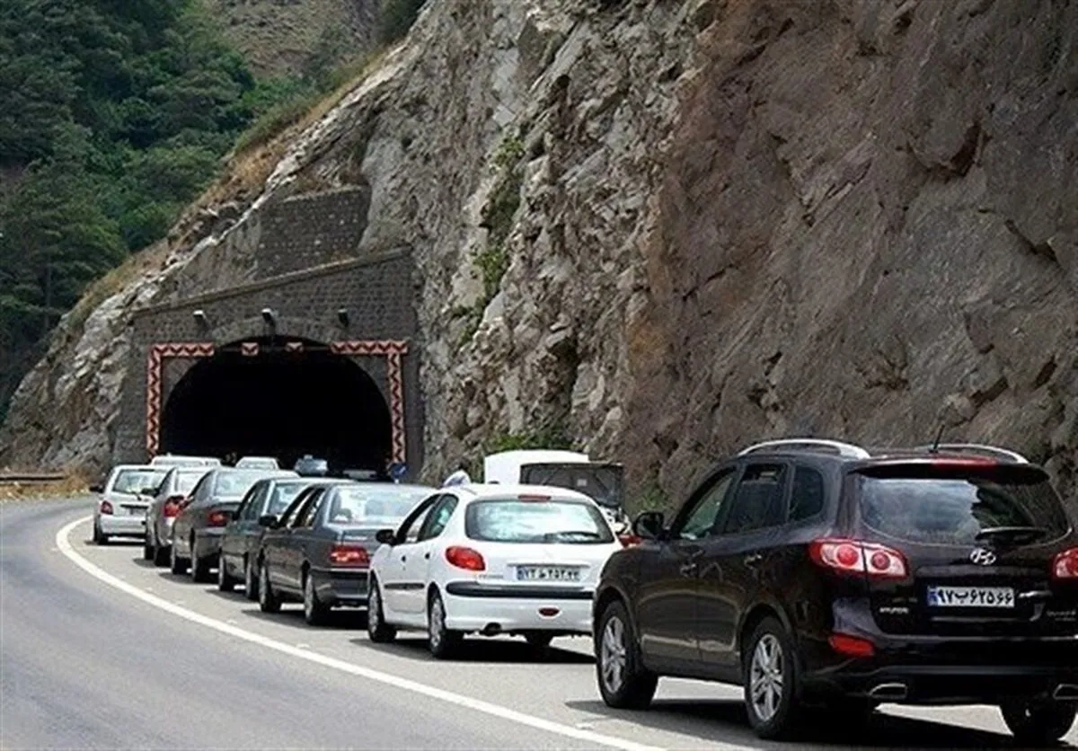 ترافیک سنگین در مسیر بازگشت چالوس به تهران