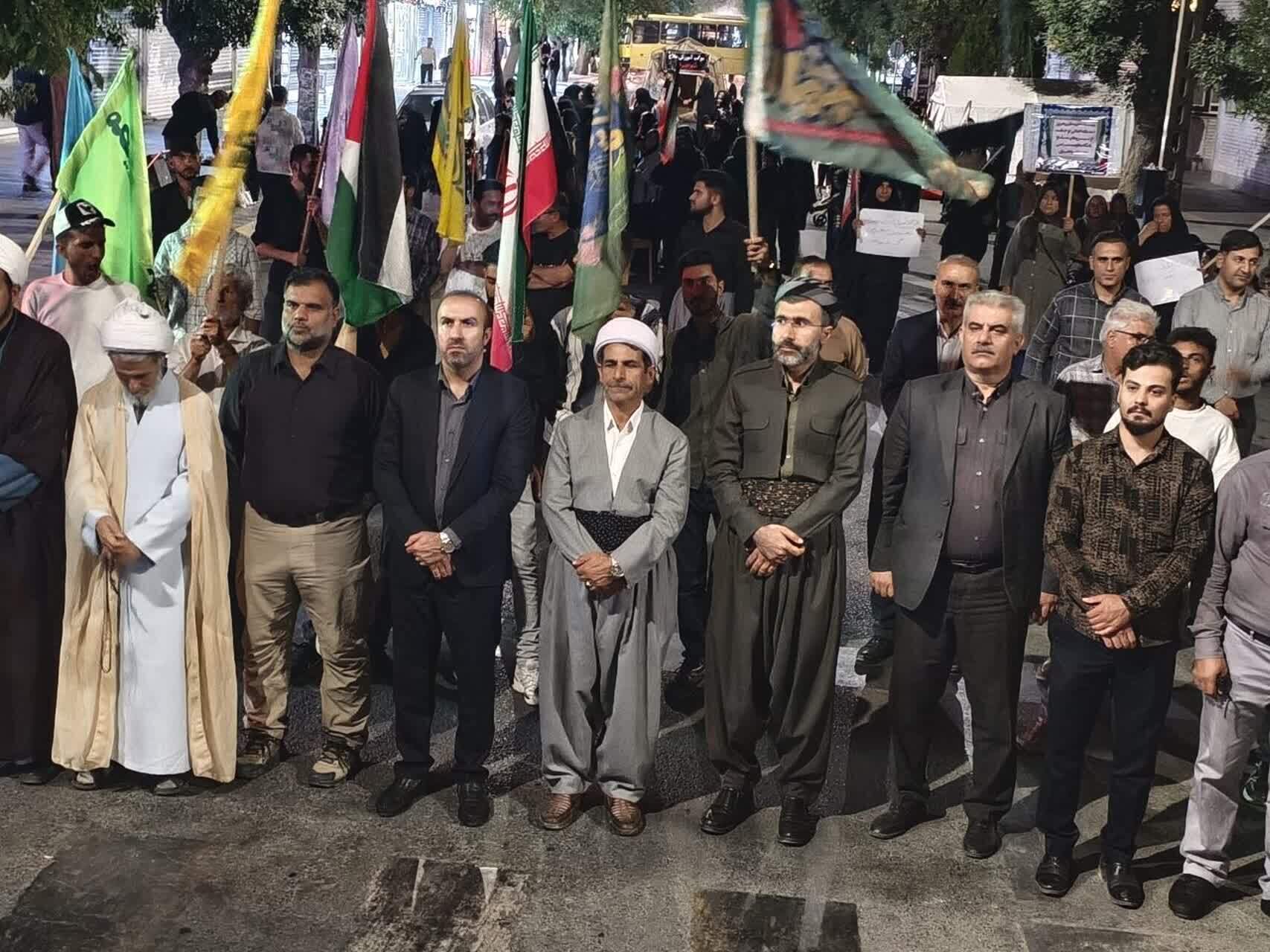 حضور حماسی مردم شهرستان بوکان در پاسداشت امنیت و اقتدار ملی