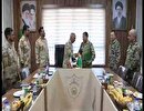 ملاقات مرزی مرزبانان ایران و ترکمنستان در منطقه مرزی پرسه سو خراسان شمالی