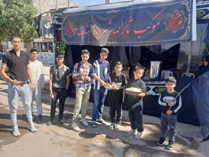برپایی موکب در  روستای کلاته ثم بخش رخ تربت حیدریه